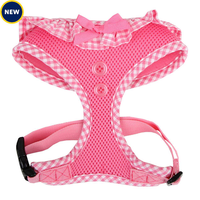 Puppia Pink Vivien OverTheHead Dog Harness, XSmall Petco