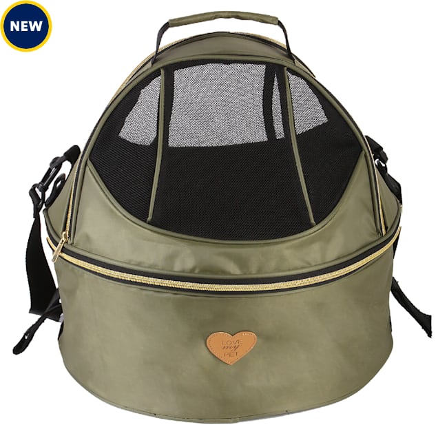 Pet Life Green 'AirVenture' DualZip Airline Approved Panoramic