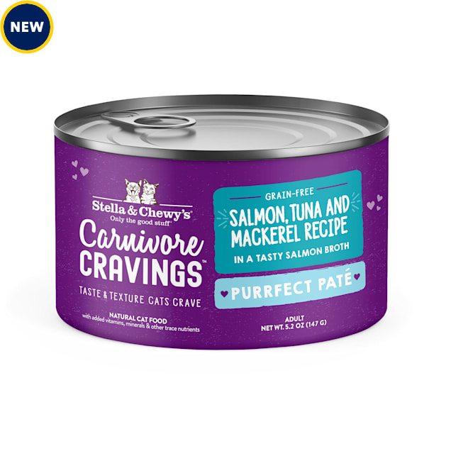 Stella & Chewy's Carnivore Cravings Purrfect Pate Salmon, Tuna