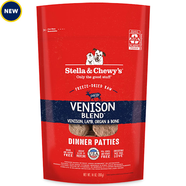 Stella & Chewy's Freeze Dried Raw Dinner Patties High Protein Venison