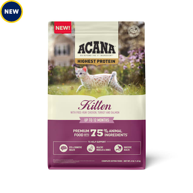 ACANA Highest Protein Dry Food for Kittens, 4 lbs. Petco