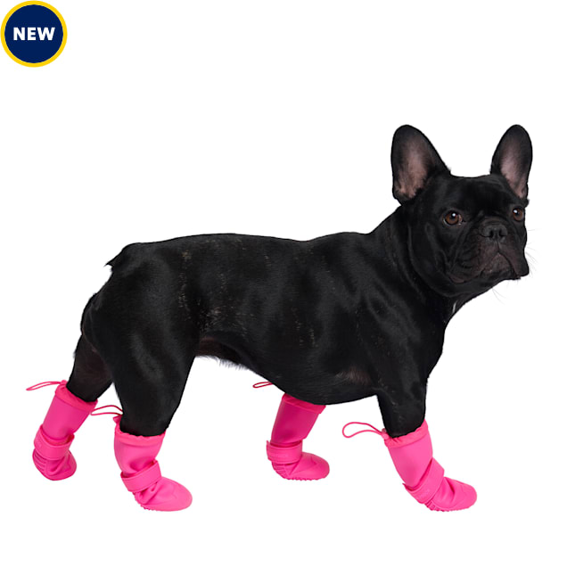 Canada Pooch Pink Waterproof Dog Boots, XSmall Petco
