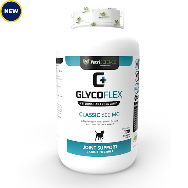 VetriScience GlycoFlex Classic 600 Mg Hip & Joint Supplement for Dogs