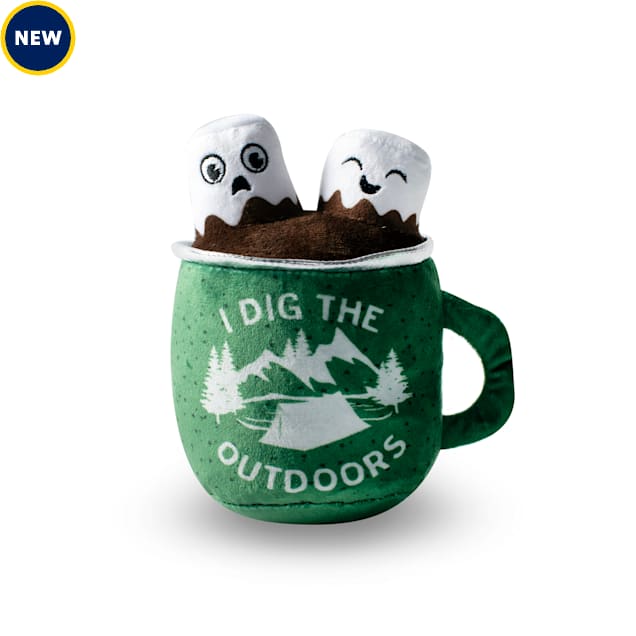 Hot cocoa dog toy cheap