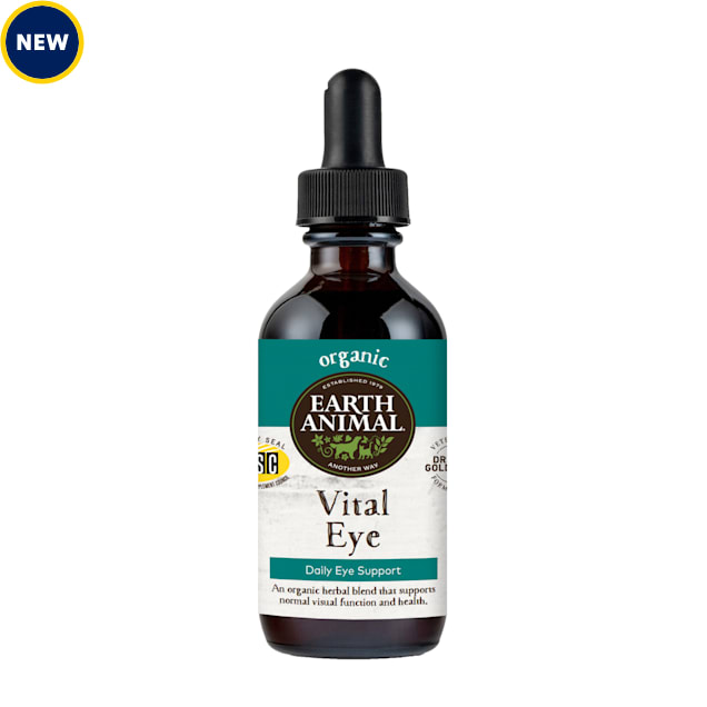Earth Animal Natural Remedies Vital Eye Liquid Homeopathic Vision  Supplement for Dogs & Cats, 2 fl. oz. | Petco