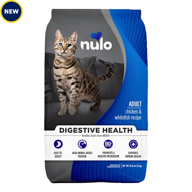 Nulo MedalSeries Digestive Health Chicken & Whitefish Adult Dry Cat Food, 10 lbs. - Carousel image #1