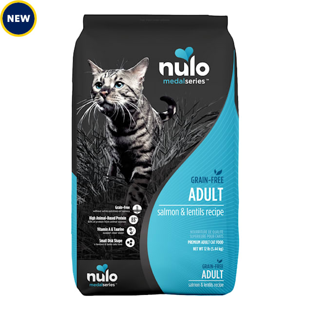 Nulo MedalSeries Grain-Free Salmon & Lentils Adult Dry Cat Food, 12 lbs. - Carousel image #1