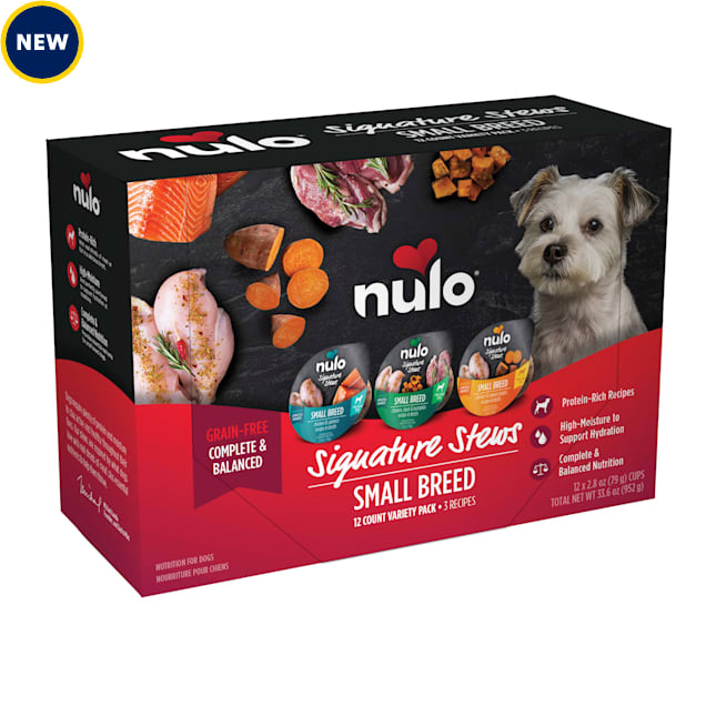 Nulo Signature Stews Variety Pack Small Breed Wet Dog Food, 2.8 oz