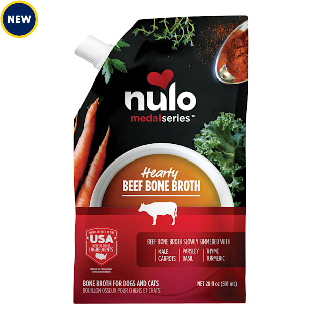 Nulo MedalSeries Bone & Beef Broth Wet Dog & Cat Food, 20 fl. oz. Petco