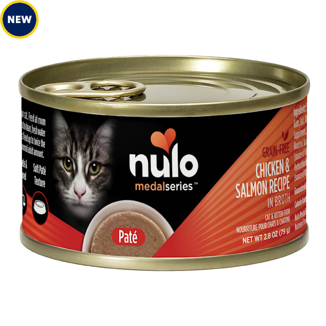 Nulo MedalSeries Chicken & Salmon Wet Cat Food, 2.8 oz., Case of 12 - Carousel image #1