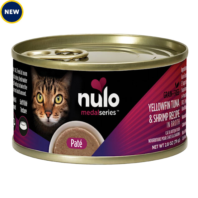 Nulo MedalSeries Tuna & Shrimp Wet Cat Food, 2.8 oz., Case of 12 - Carousel image #1