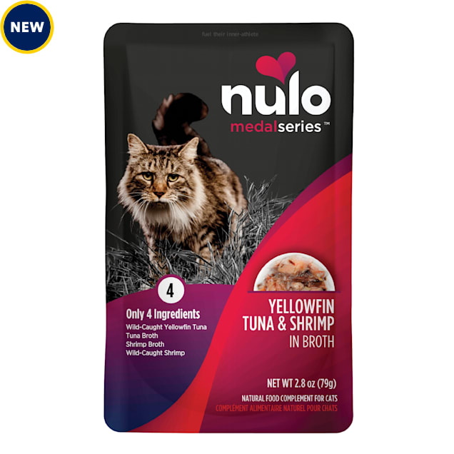 Nulo MedalSeries GrainFree Tuna & Shrimp in Broth Wet Cat Food, 2.8 oz