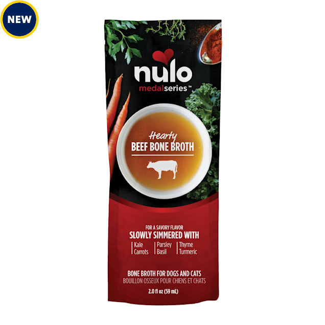 Nulo MedalSeries Bone & Beef Broth Wet Dog & Cat Food, 2 oz., Case of 24 Petco