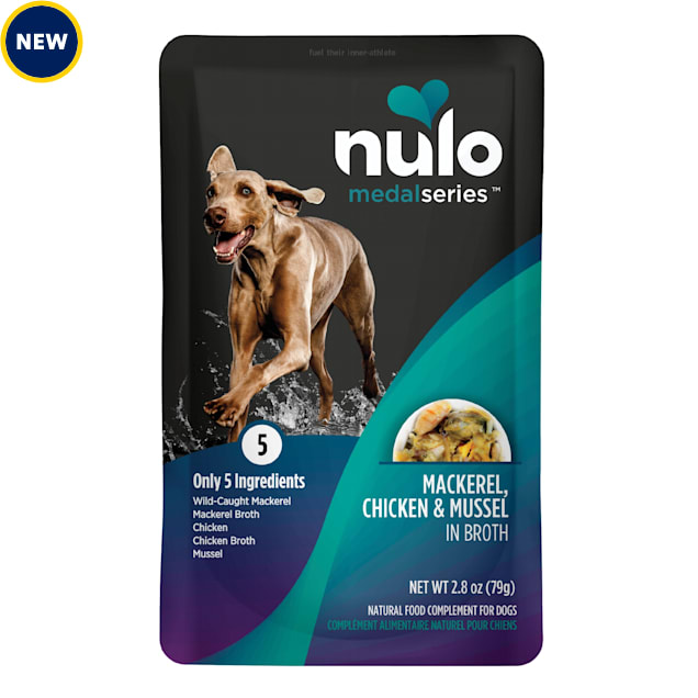 Nulo MedalSeries Mackerel Chicken Mussel in Broth Wet Dog Food