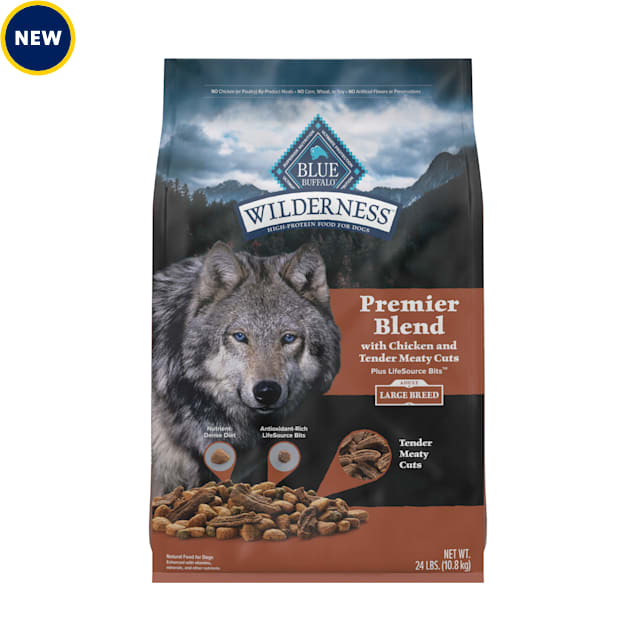 Blue Buffalo Blue Wilderness Premier Blend with Meaty Cuts Large Breed