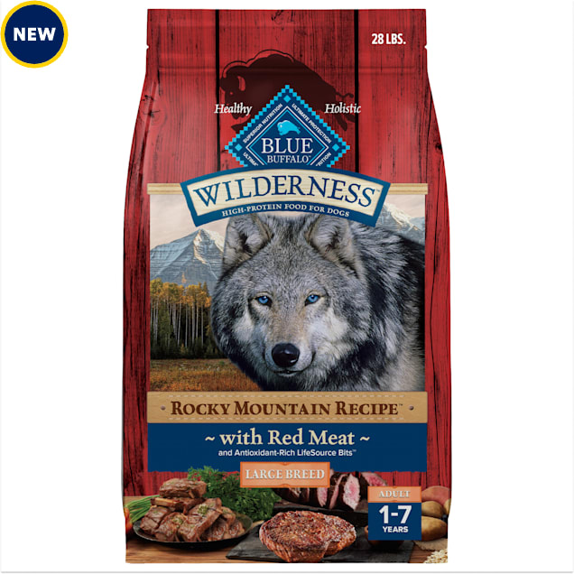 Blue Buffalo Blue Wilderness Red Meat with Grain Rocky Mountain Recipe