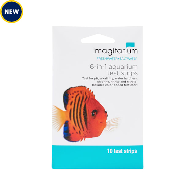 Imagitarium 6IN1 Aquarium Test Strips, Small, 10 Count Petco