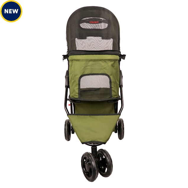 AmorosO Pet Green Dog Jogging Stroller, 32" L X 15" W X 7" H Petco
