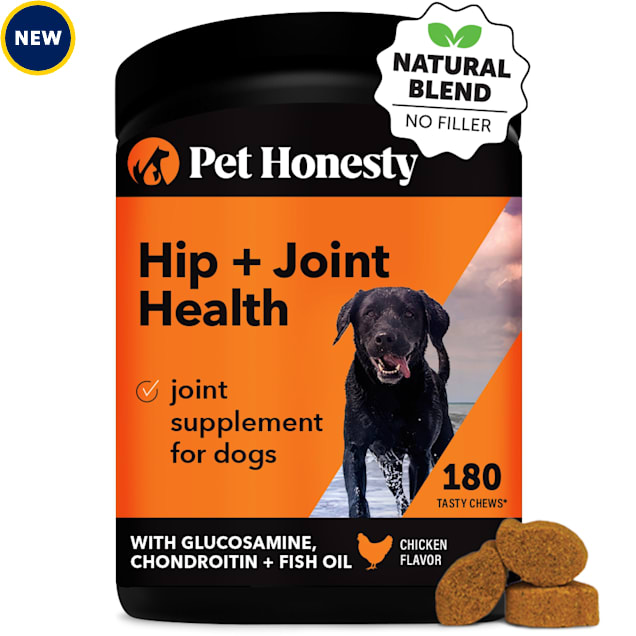 Pet Honesty Hip + Joint Health Chicken Soft Chews for Dogs, Count of