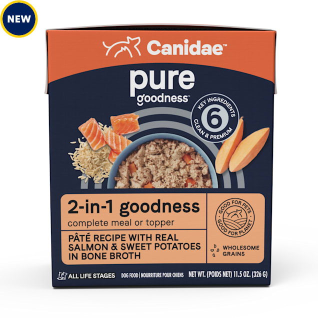 Canidae Pure Salmon & Sweet Potato Pate Wet Dog Food 11.5 oz