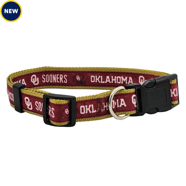 Pets First Oklahoma Satin Dog Collar, Small - Carousel image #1