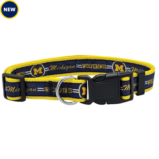 Pets First Michigan Satin Dog Collar, Small Petco