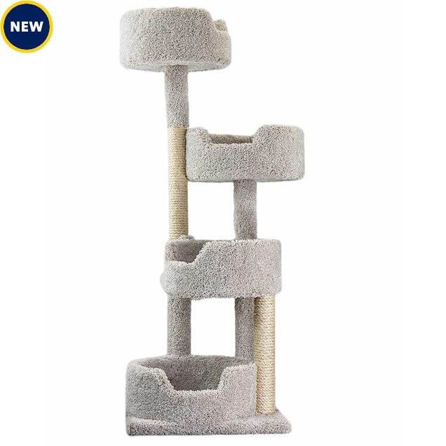New Cat Condos MultiLevel Cat Tower, 55" H Petco