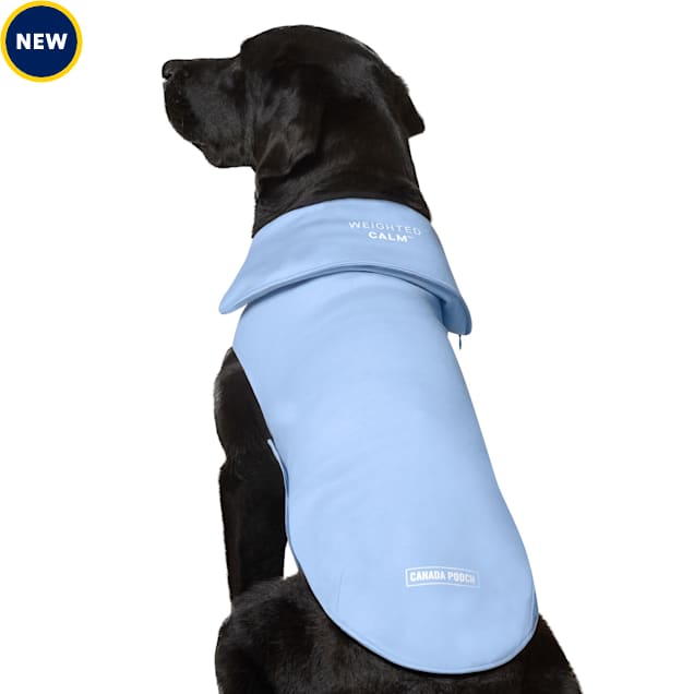 Canada Pooch Weighted Calming Dog Vest, Blue, Large Petco