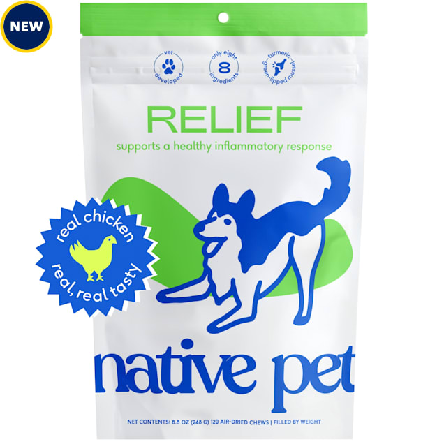 Native Pet Anti Inflammatory Supplement & Dog Joint Relief, Count of