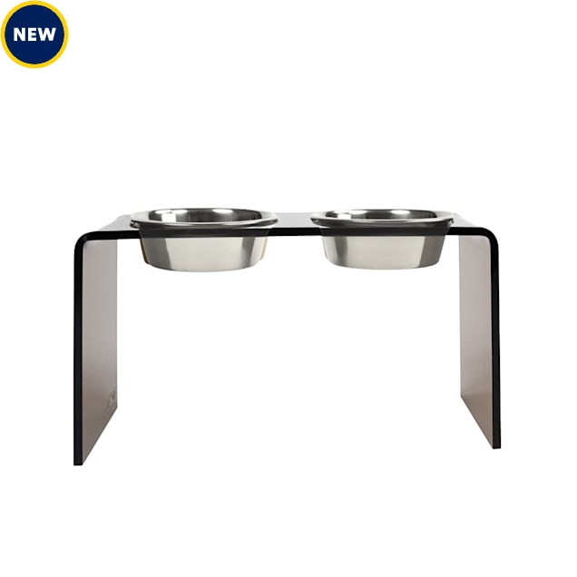 Double bowl dog feeders cheap