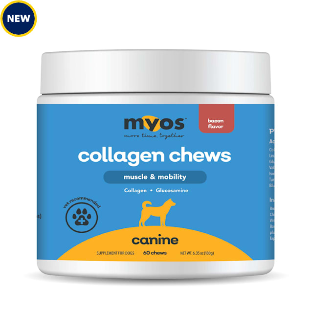 MYOS Muscle & Mobility Glucosamine & Collagen Chew for Dogs, Count of