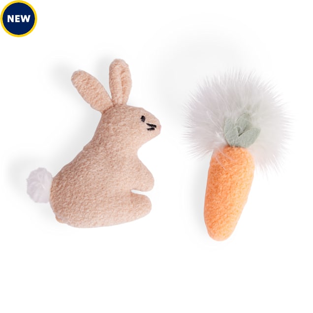 YOULY Easter Basket Cat Toy with Catnip in Assorted Styles, Pack of 2