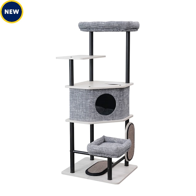 PetPals Group Grayson Industrial 5Level Cat Tree, 53.5" H Petco