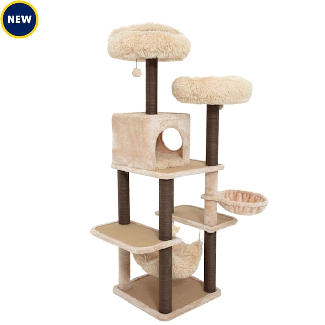 PetPals Group Catry Meerkat 7 Level Modern Cat Tree, 63" H Petco