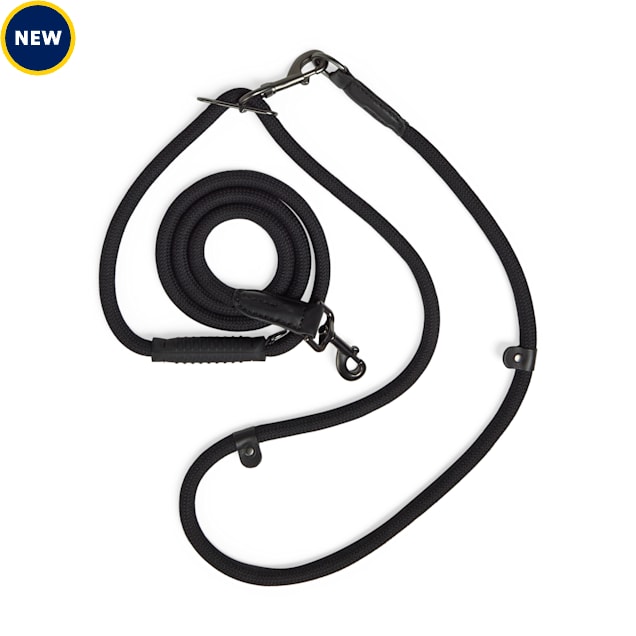 Reddy Black HandsFree Rope Leash for Dogs, 9 ft. Petco