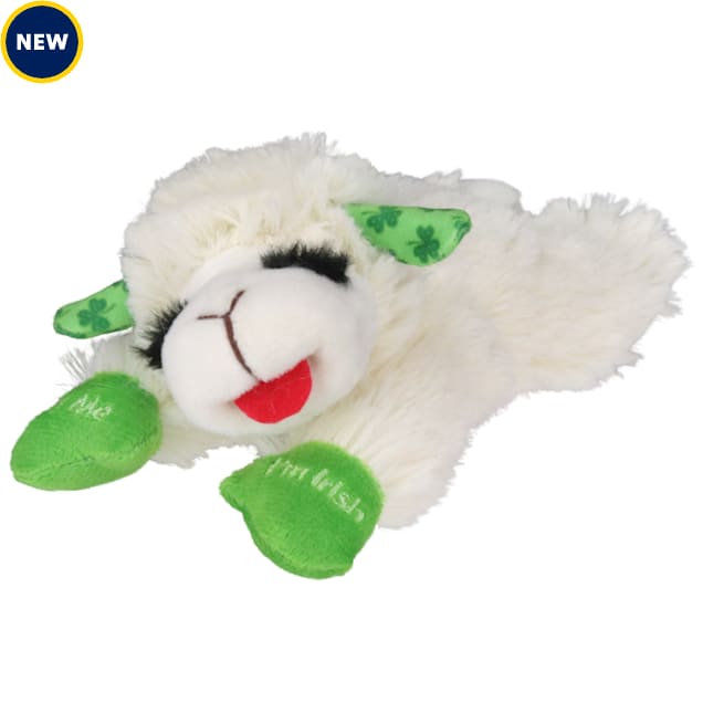 Multipet International Lamb Chop St. Patrick s Themed Dog Toy Small