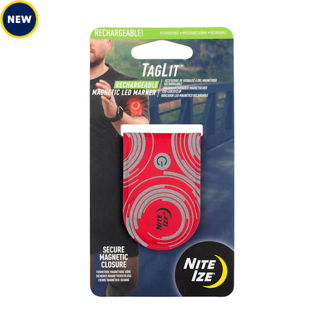 Nite Ize TagLit Rechargeable Magnetic LED Marker - Red