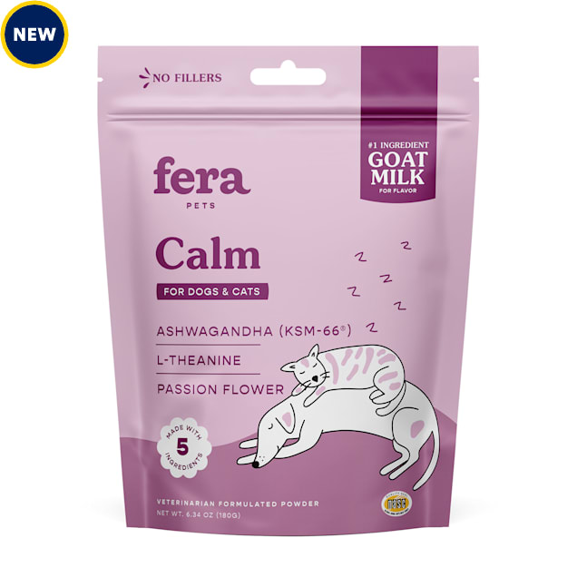Fera Pet Organics Goat Milk Meal Topper Calming Support for Dogs