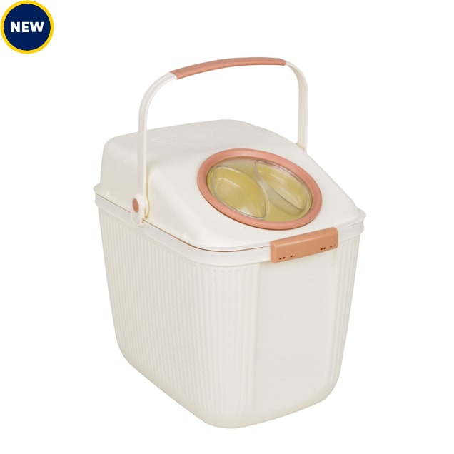 Harry Barker Tan Vault Airtight EcoFriendly Plastic Food Storage for Dogs Petco