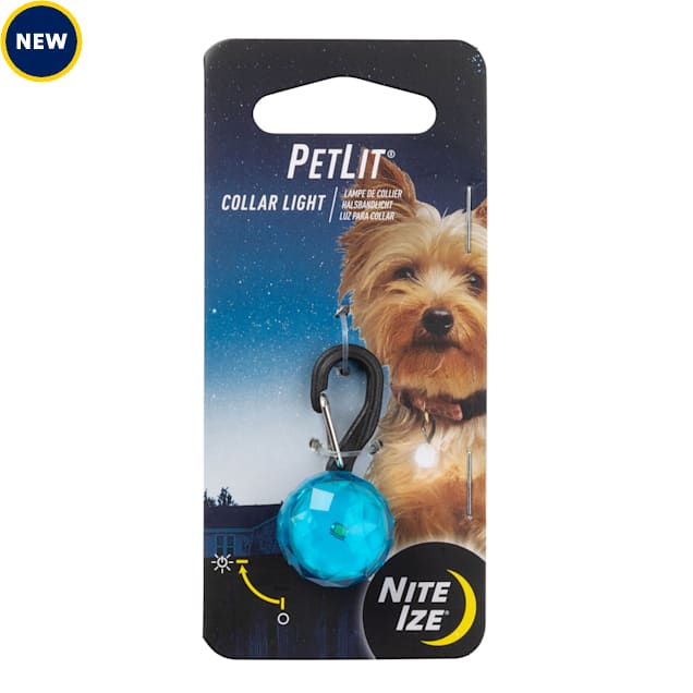 Nite Ize PetLit Light Blue Dog Collar