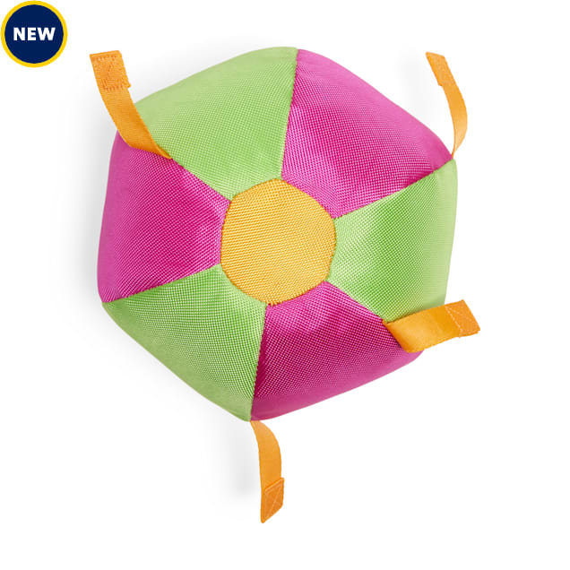 Leaps & Bounds Beach Ball Dog Toy with Tabs, Small Petco