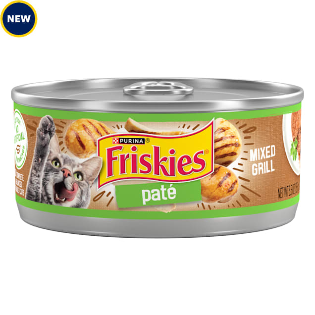 Friskies Mixed Grill Pate Favorites Wet Canned Cat Food, 5.5 oz. Petco