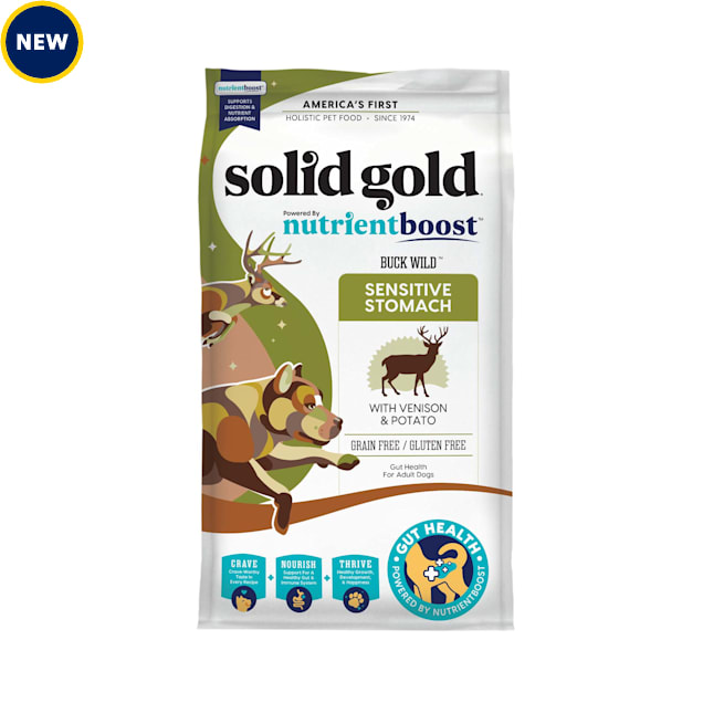 Solid Gold Nutrientboost Buck Wild Venison Dry Dog Food, 22 lbs. - Carousel image #1