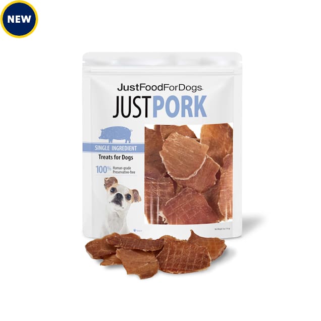 JustFoodForDogs Pork Dog Treat 5 oz. Petco