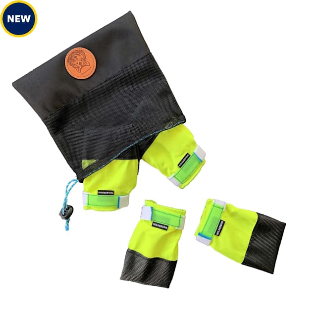 Wilderdog Yellow/Black Dog Booties, Small Petco