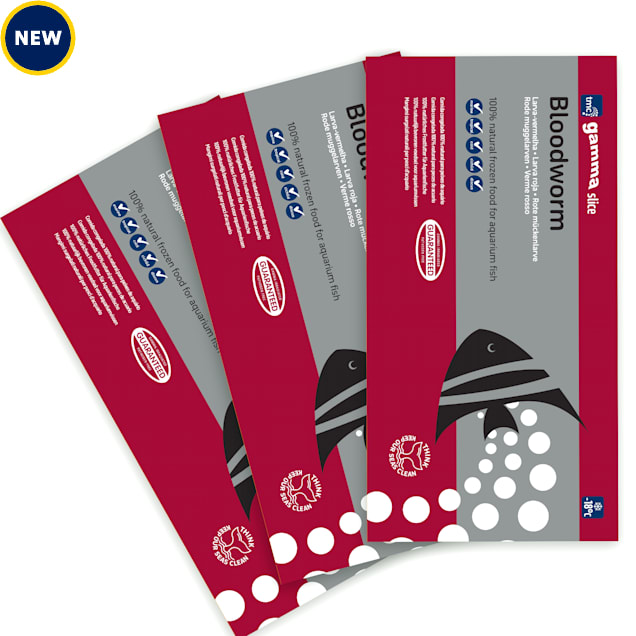 Tropical Marine Centre Gamma Frozen Food Bloodworms Slice Pack