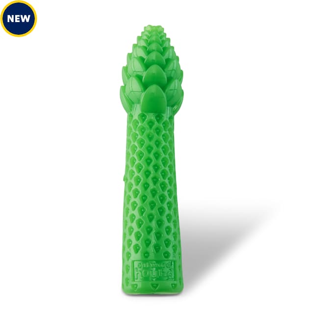 Outward Hound Green Dental Asparagus Dog Toy, Small - Carousel image #1
