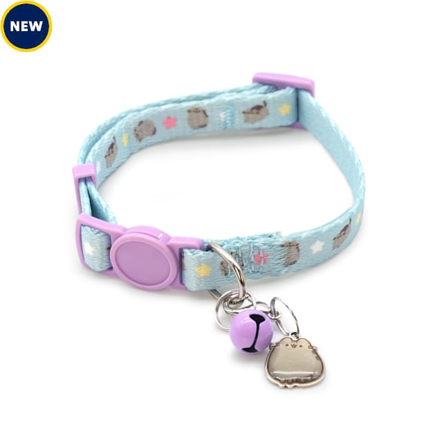 Pusheen Blue Star Cat Collar Small Petco