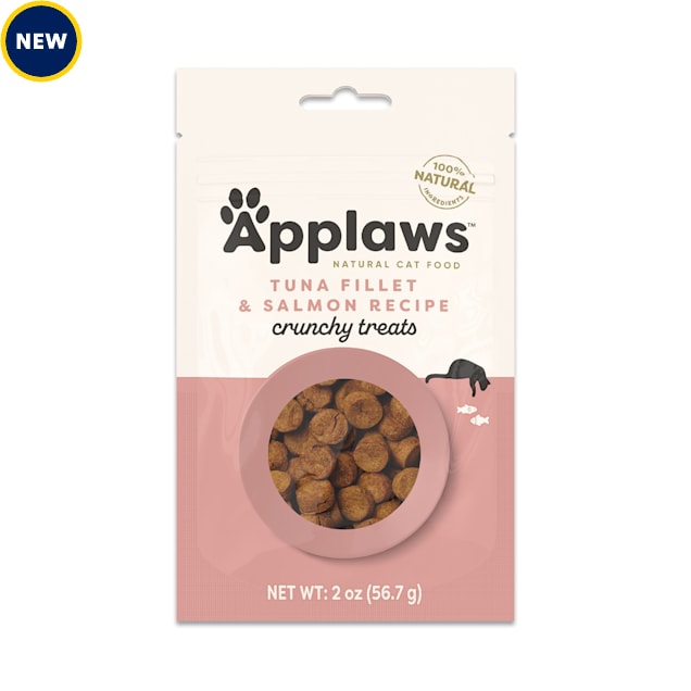 Applaws Tuna and Salmon Crunchy Treats, Natural Wet Cat Food, 2 oz. - Carousel image #1