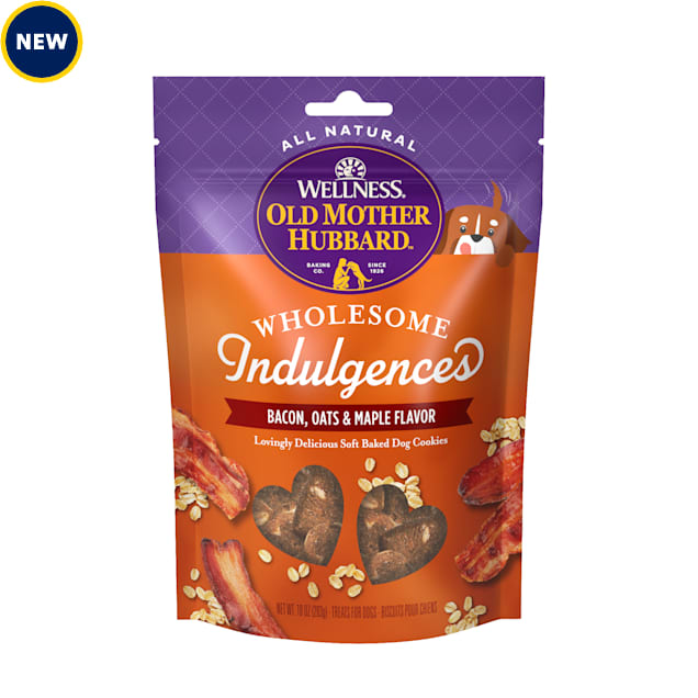Wellness Old Mother Hubbard Wholesome Indulgences Bacon, Oats & Maple Flavor Natural Dog Treats, 10 oz. - Carousel image #1